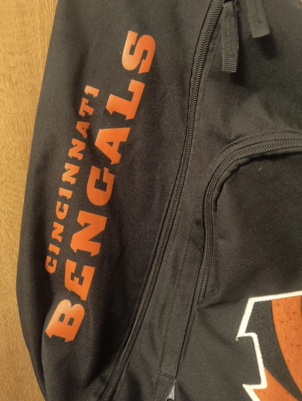 Cincinnati Bengals Sling Bag Crossbody Backpack Single Strap NFL Fan Gear Black